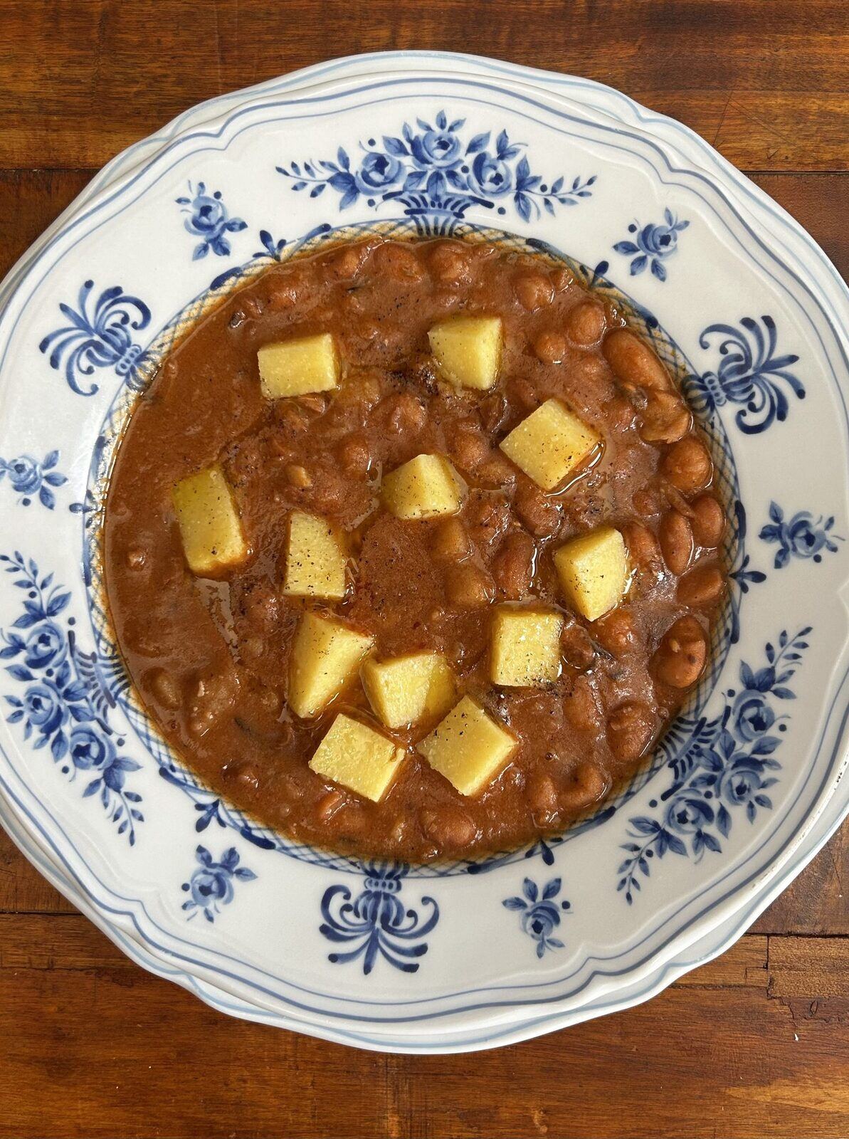 Sucialesta, antica ricetta romagnola con polenta e fagioli