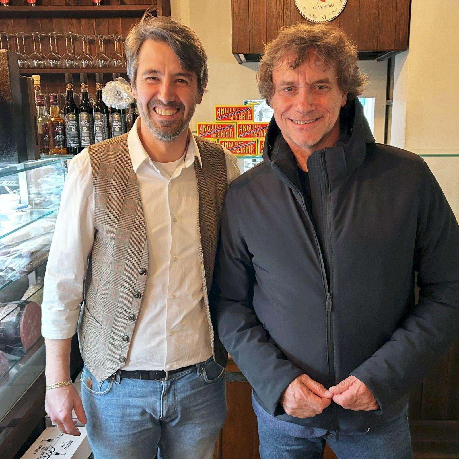 Alberto Angela all’Osteria dalla Zabariona