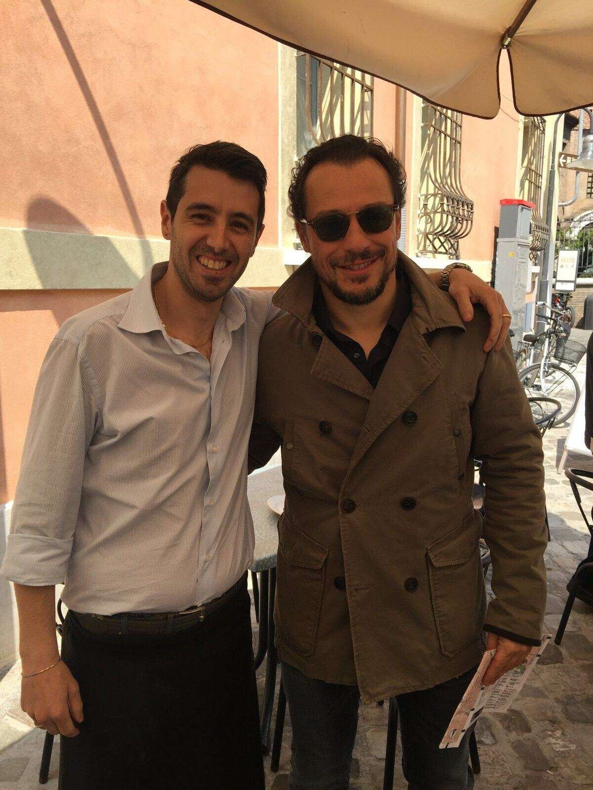 Stefano Accorsi all’Osteria dalla Zabariona